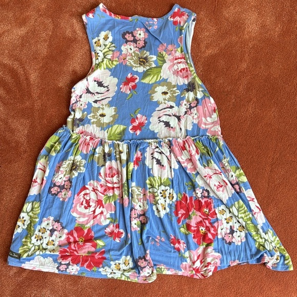 Matilda Jane floral tank top with flowy bottom. Very flattering. Floral - Picture 3 of 6